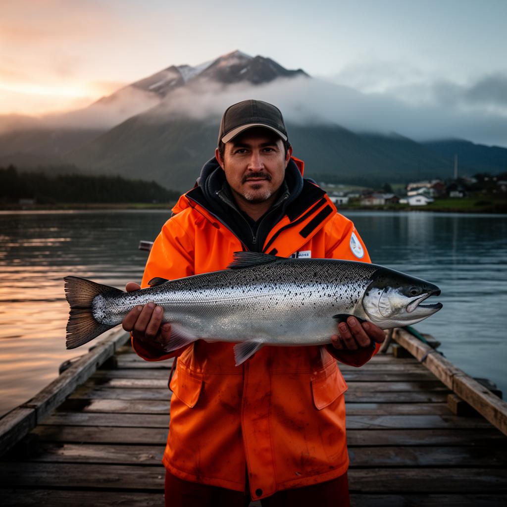 Pescador artesanal patagónico